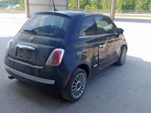 3C3CFFCR3DT554767 - 2013 FIAT 500 LOUNGE BLACK photo 4