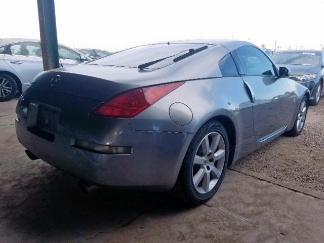 JN1AZ34D43T101069 - 2003 NISSAN 350Z COUPE SILVER photo 4