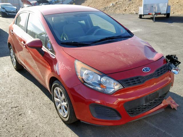 KNADM5A30D6110400 - 2013 KIA RIO LX RED photo 1