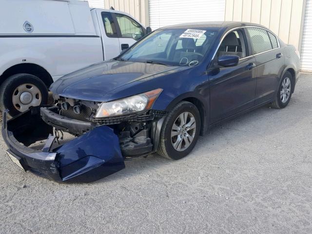 JHMCP264X9C007465 - 2009 HONDA ACCORD LXP BLUE photo 2