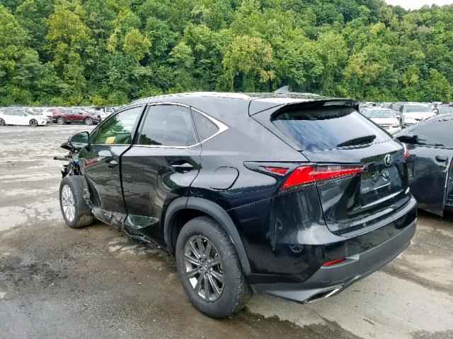 JTJYARBZ1K2119261 - 2019 LEXUS NX 300 BLACK photo 3