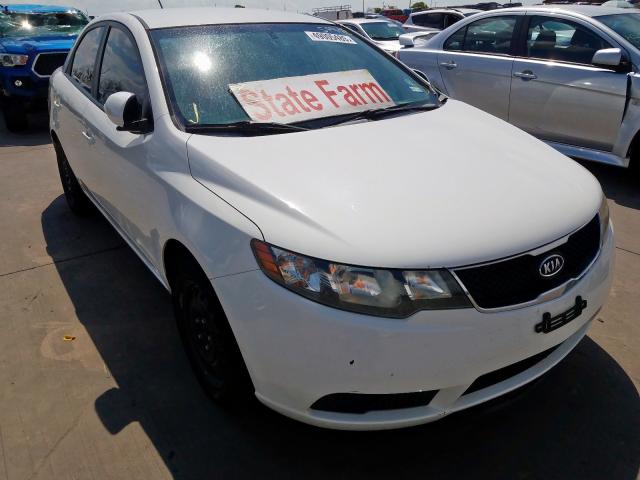 KNAFU4A29A5056350 - 2010 KIA FORTE EX WHITE photo 1