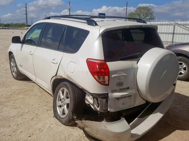 JTMBK34V475040301 - 2007 TOYOTA RAV4 LIMIT WHITE photo 3