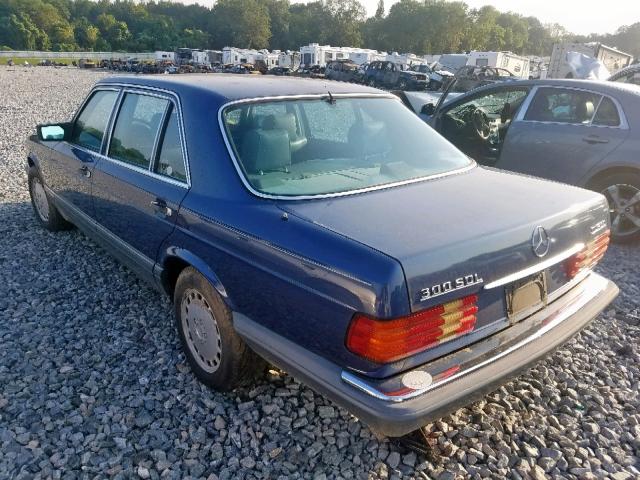 WDBCB25D9HA328827 - 1987 MERCEDES-BENZ 300 SDL BLUE photo 3