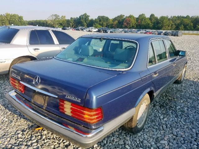 WDBCB25D9HA328827 - 1987 MERCEDES-BENZ 300 SDL BLUE photo 4