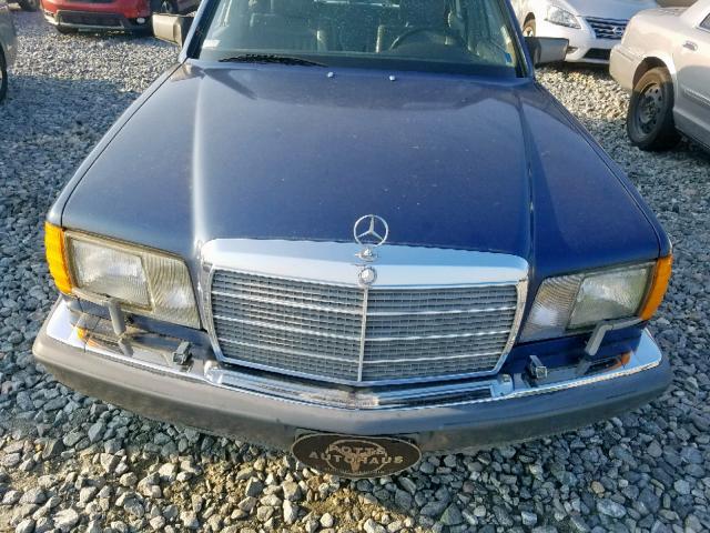 WDBCB25D9HA328827 - 1987 MERCEDES-BENZ 300 SDL BLUE photo 9