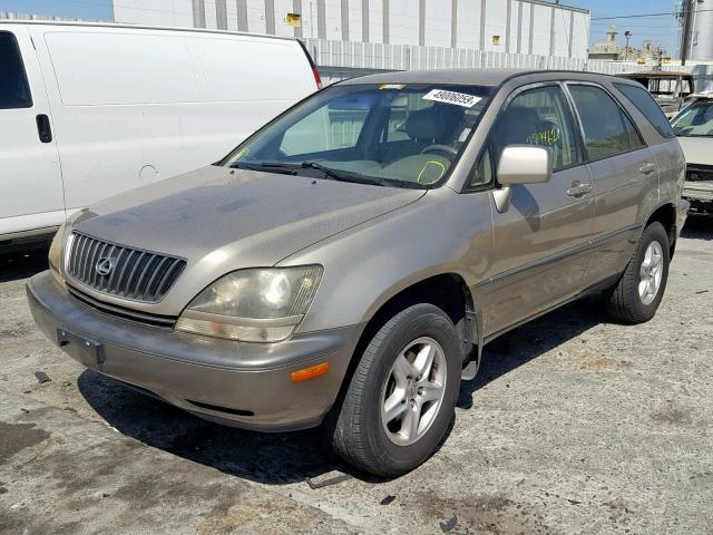 JT6GF10U8Y0052064 - 2000 LEXUS RX 300 GOLD photo 2