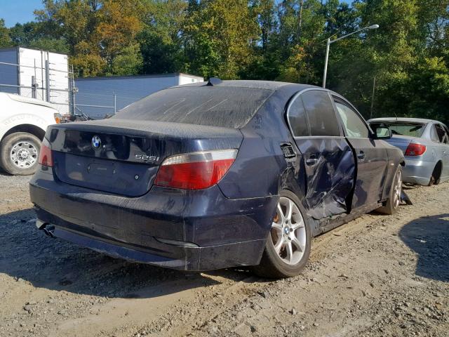 WBANA53594B852054 - 2004 BMW 525 I BLUE photo 4