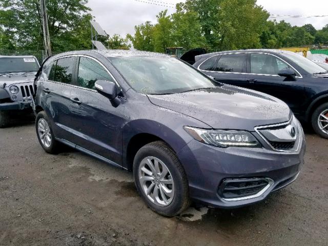 5J8TB4H3XJL002854 - 2018 ACURA RDX GRAY photo 1