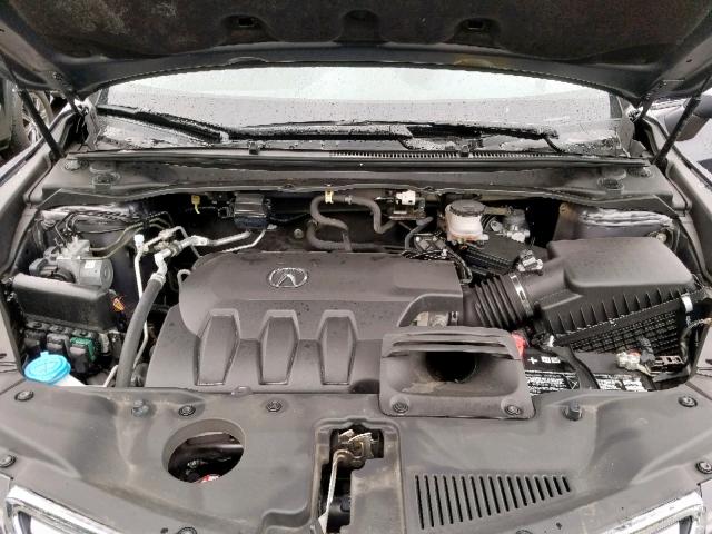 5J8TB4H3XJL002854 - 2018 ACURA RDX GRAY photo 7