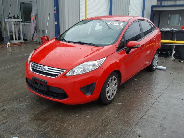 3FADP4BJ4DM194096 - 2013 FORD FIESTA SE RED photo 2