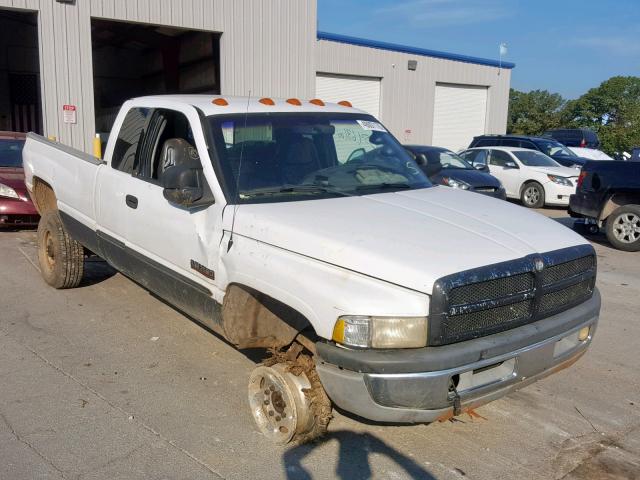 1B7KF23731J215203 - 2001 DODGE RAM 2500 WHITE photo 2