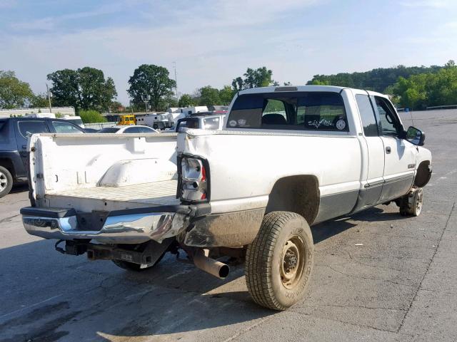 1B7KF23731J215203 - 2001 DODGE RAM 2500 WHITE photo 4