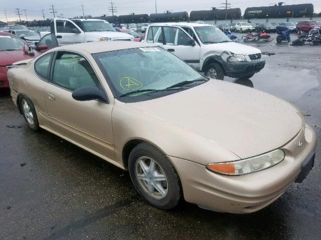 1G3NL12E22C210841 - 2002 OLDSMOBILE ALERO GL GOLD photo 1