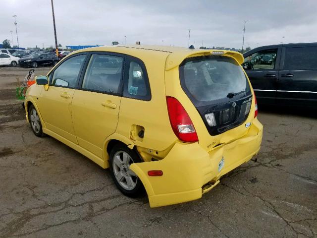 JS2RC41HX35206045 - 2003 SUZUKI AERIO SX YELLOW photo 3