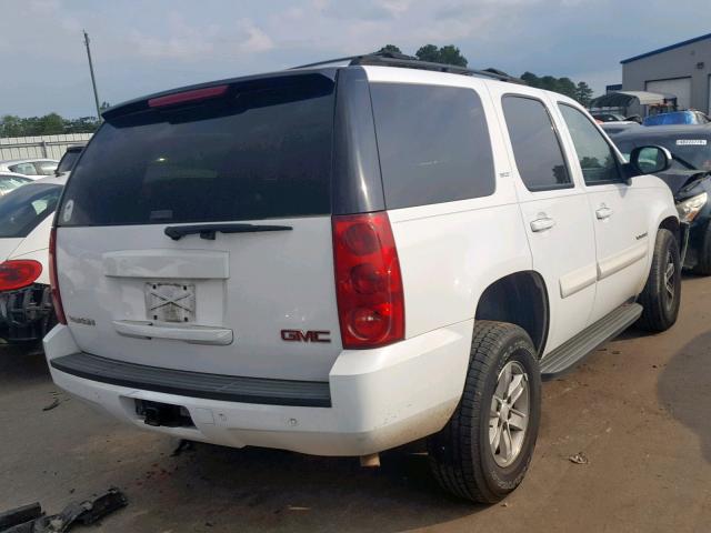 1GKFK13087R144945 - 2007 GMC YUKON WHITE photo 4