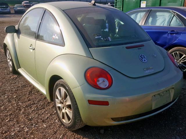 3VWPW31C89M501779 - 2009 VOLKSWAGEN NEW BEETLE 绿色 照片 3
