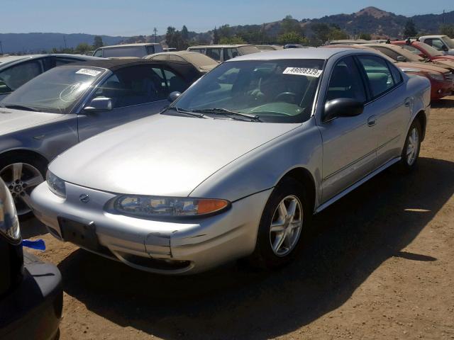 1G3NL52F44C176372 - 2004 OLDSMOBILE ALERO GL SILVER photo 2