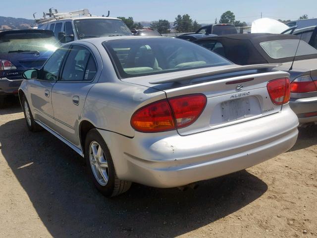 1G3NL52F44C176372 - 2004 OLDSMOBILE ALERO GL SILVER photo 3