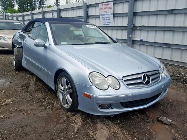 WDBTK56F47T085657 - 2007 MERCEDES-BENZ CLK 350 BLUE photo 1