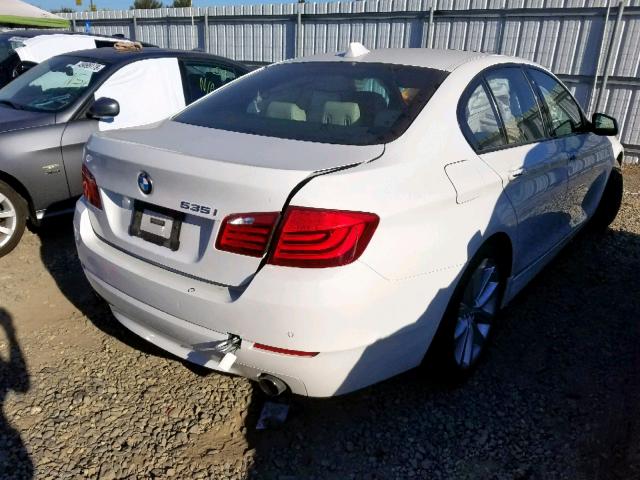 WBAFR7C57CC812542 - 2012 BMW 535 I WHITE photo 4