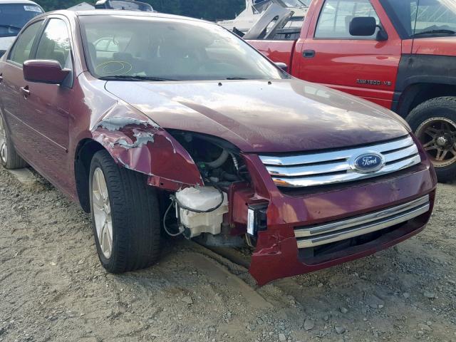 3FAFP08186R247932 - 2006 FORD FUSION SEL MAROON photo 9