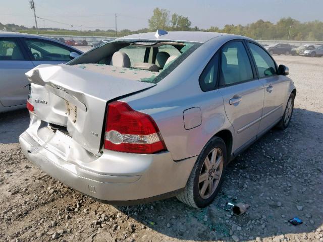 YV1MS382672252329 - 2007 VOLVO S40 2.4I SILVER photo 4