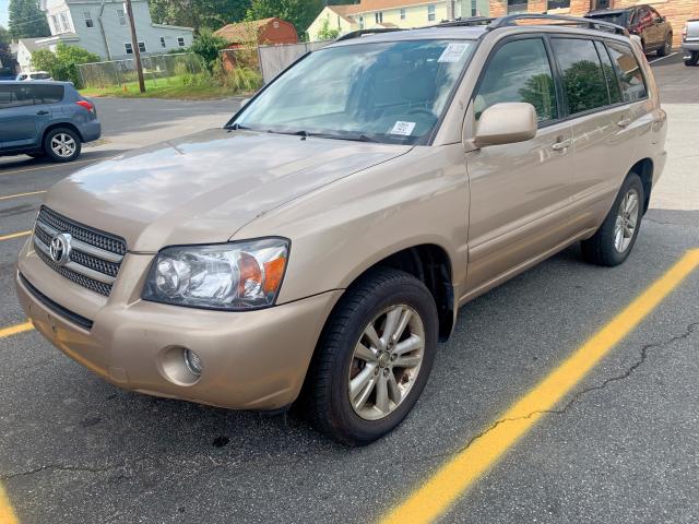 JTEEW21A560004833 - 2006 TOYOTA HIGHLANDER BEIGE photo 1