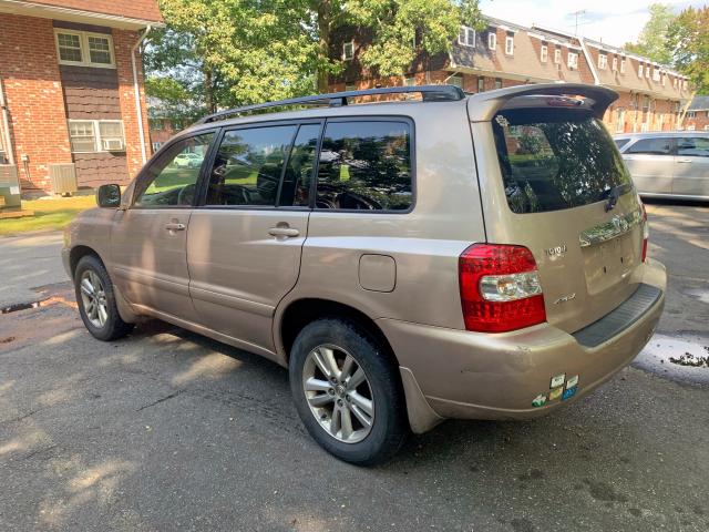 JTEEW21A560004833 - 2006 TOYOTA HIGHLANDER BEIGE photo 4