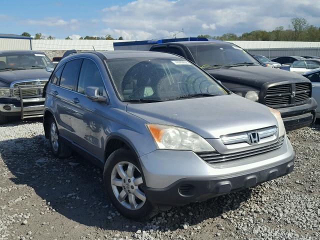 JHLRE38758C058470 - 2008 HONDA CR-V EXL BLUE photo 1