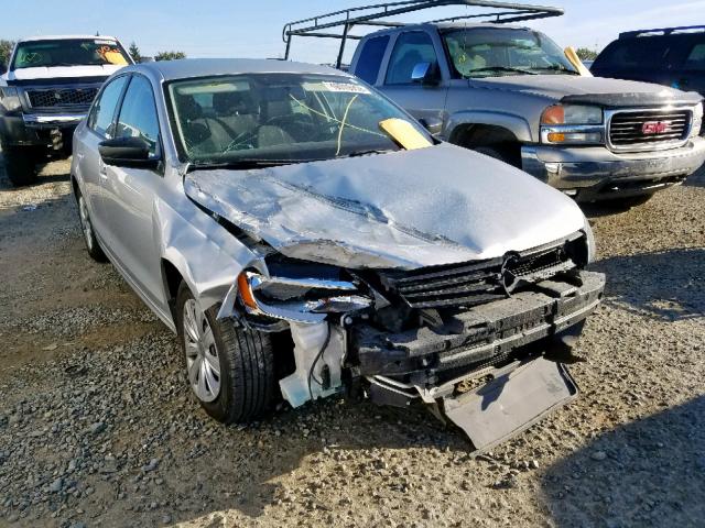 3VW2K7AJ1EM354016 - 2014 VOLKSWAGEN JETTA BASE 银色 照片 1