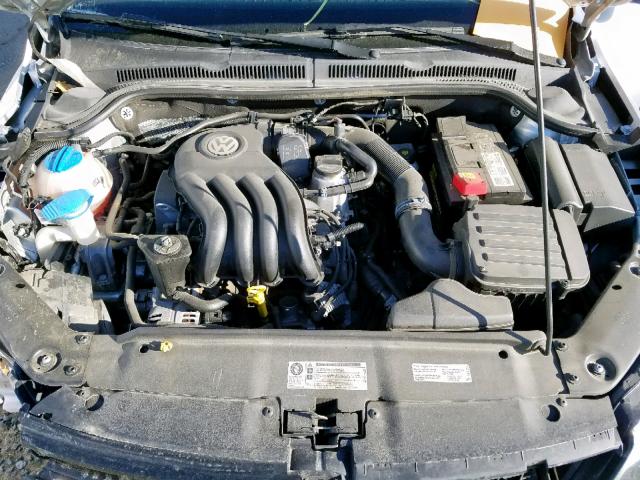 3VW2K7AJ1EM354016 - 2014 VOLKSWAGEN JETTA BASE 银色 照片 7