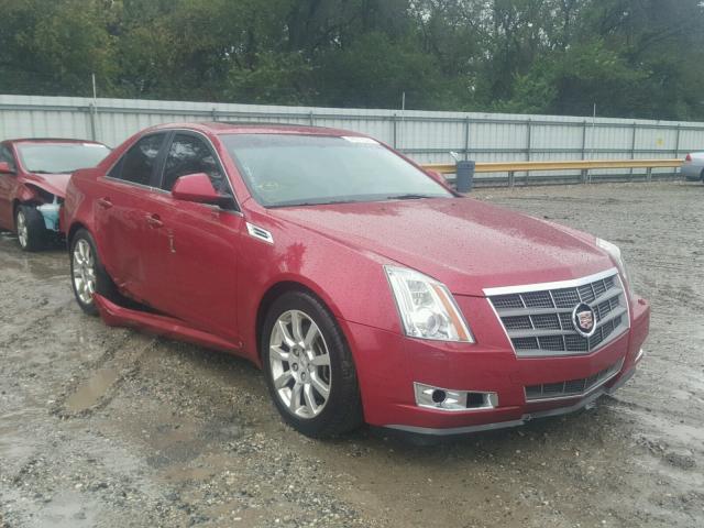 1G6DP57V880123331 - 2008 CADILLAC CTS HI FEA RED photo 1