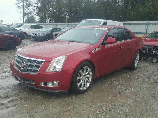 1G6DP57V880123331 - 2008 CADILLAC CTS HI FEA RED photo 2