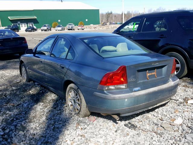 YV1RS64A742323618 - 2004 VOLVO S60 GREEN photo 3