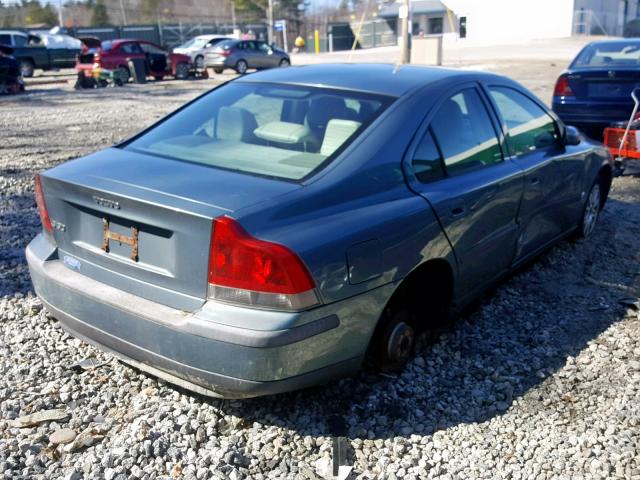 YV1RS64A742323618 - 2004 VOLVO S60 GREEN photo 4