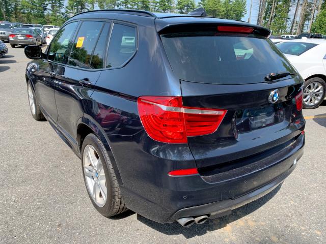 5UXWX7C58CL975594 - 2012 BMW X3 XDRIVE3 BLACK photo 4