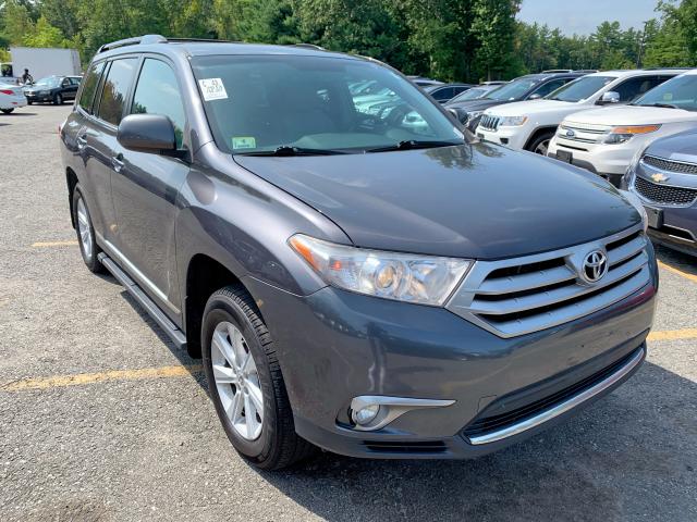 5TDBK3EH9DS218217 - 2013 TOYOTA HIGHLANDER GRAY photo 2