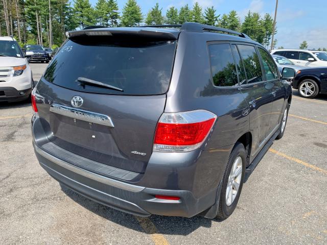 5TDBK3EH9DS218217 - 2013 TOYOTA HIGHLANDER GRAY photo 3