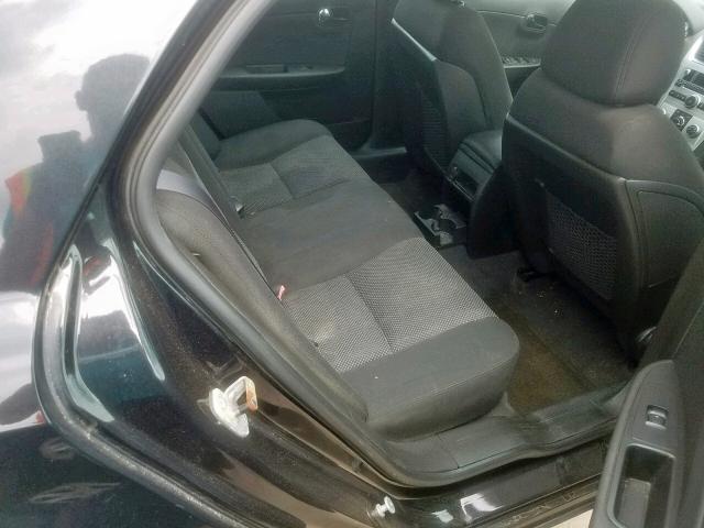 1G1ZH57B29F222837 - 2009 CHEVROLET MALIBU 1LT BLACK photo 6