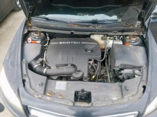 1G1ZH57B29F222837 - 2009 CHEVROLET MALIBU 1LT BLACK photo 7