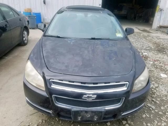 1G1ZH57B29F222837 - 2009 CHEVROLET MALIBU 1LT BLACK photo 9