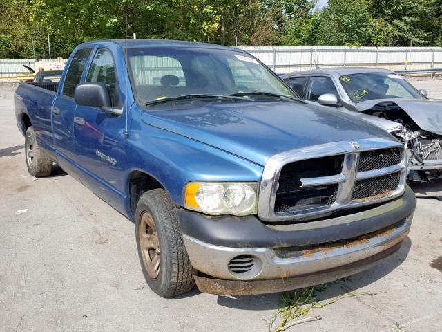 1D7HA18N65J635320 - 2005 DODGE RAM 1500 S BLUE photo 1