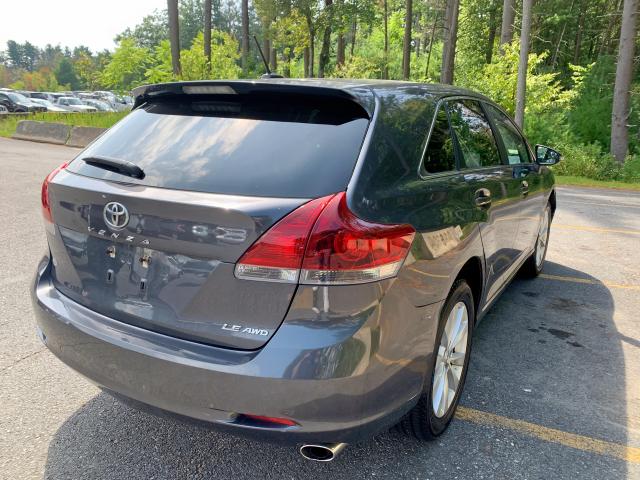 4T3BA3BBXDU038309 - 2013 TOYOTA VENZA LE GRAY photo 3