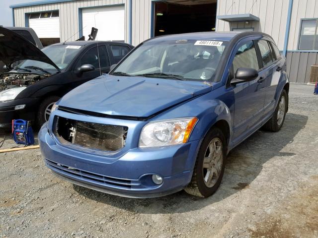 1B3HB48B67D539494 - 2007 DODGE CALIBER SX BLUE photo 2