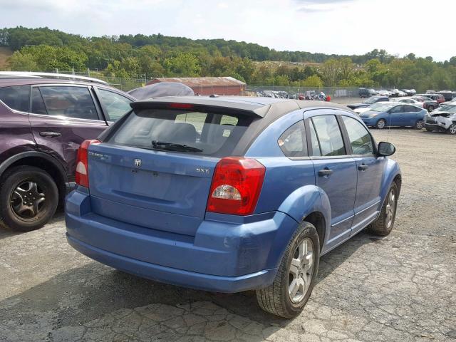 1B3HB48B67D539494 - 2007 DODGE CALIBER SX BLUE photo 4