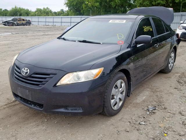 4T1BE46K29U311781 - 2009 TOYOTA CAMRY BASE BLACK photo 2