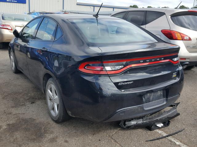 1C3CDFBA9GD635056 - 2016 DODGE DART SXT BLACK photo 3