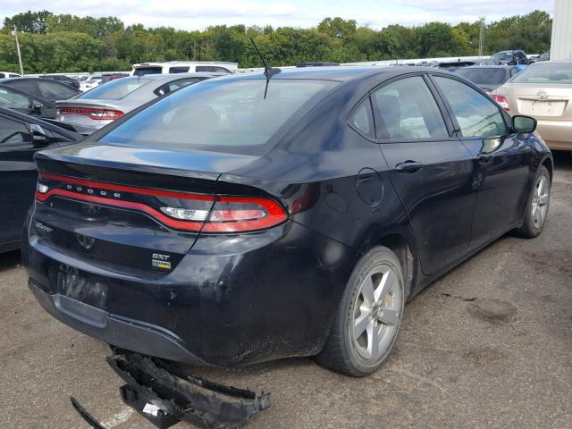 1C3CDFBA9GD635056 - 2016 DODGE DART SXT BLACK photo 4