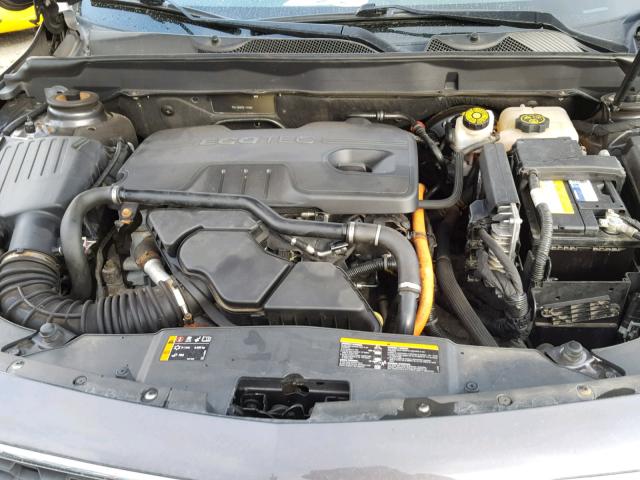 1G11D5RR7DF119943 - 2013 CHEVROLET MALIBU 1LT ნაცრისფერი ფოტო 7